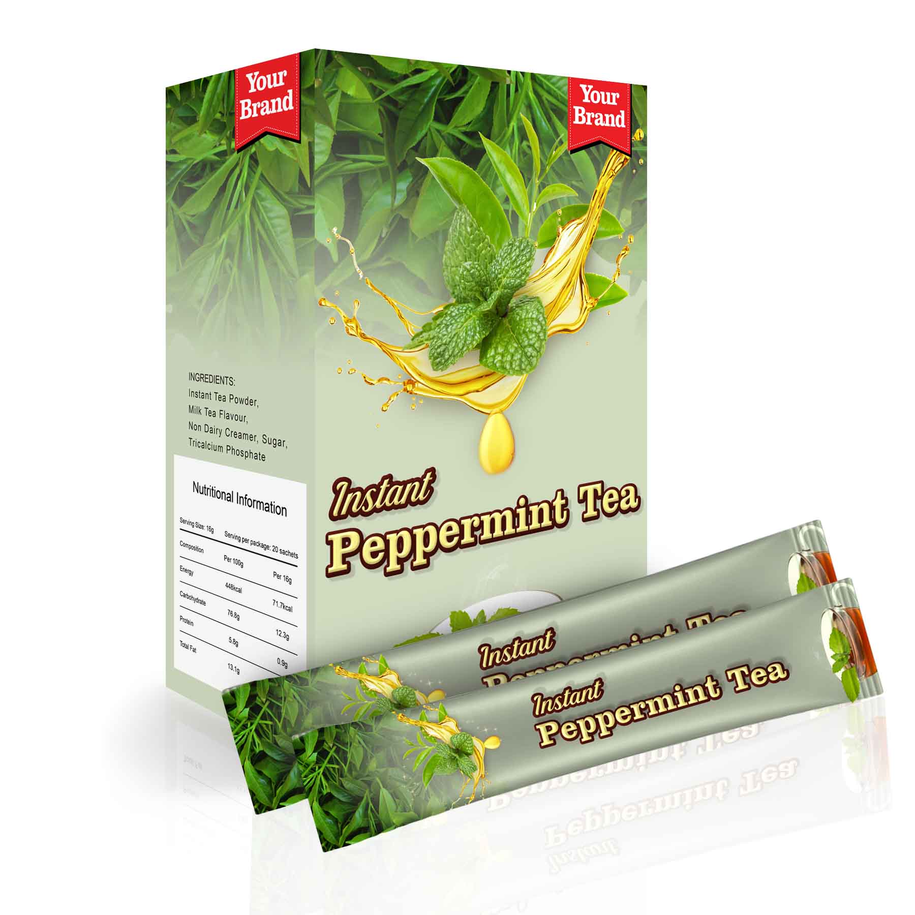 Instant Peppermint Tea | OEM Manufacturer - Edmark Industries