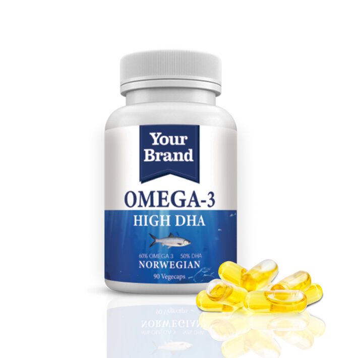 Omega 3 Fish Oil High DHA (Bottle)