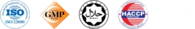 Edmark Industries certifications: ISO 22000, GMP Malaysia, Halal by JAKIM, HACCP certified and US FDA registered